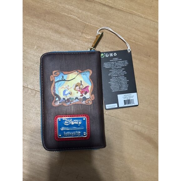 Loungfly Disney Pinocchio Book Zip Around Wallet - Picture 2 of 4